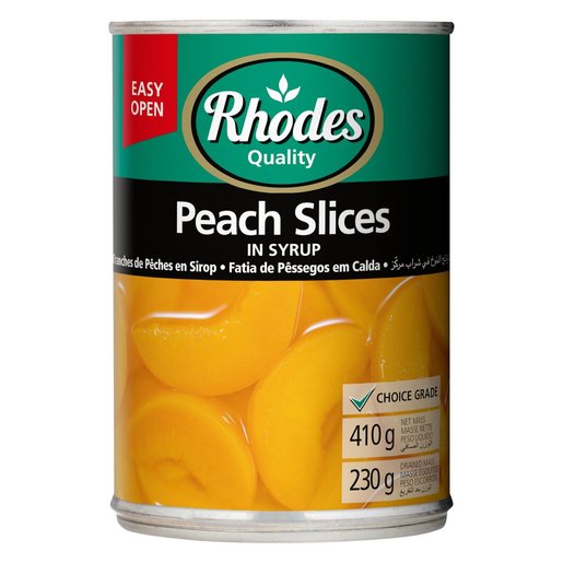 RHODES Peach Slices 410g