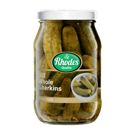 RHODES Dill Gherkins 385g x 12