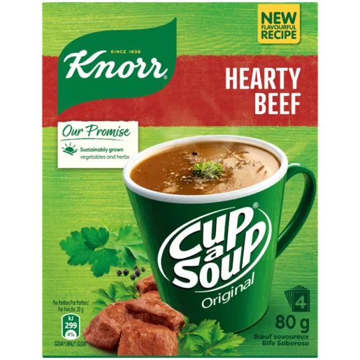 KNORR Cup-a-Soup Hearty Beef 84g x 4 x 10