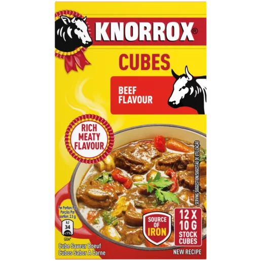 KNORROX Cubes 12pk Beef 120g
