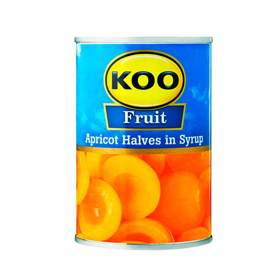 KOO Apricot Halves 410g x 12