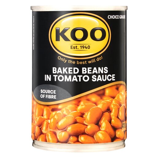 KOO Baked Beans in Tomato Sauce 410g x 12