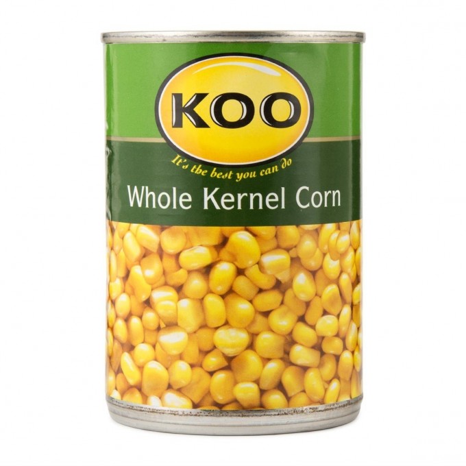 KOO Whole Kernel Corn in Brine 410g x 12