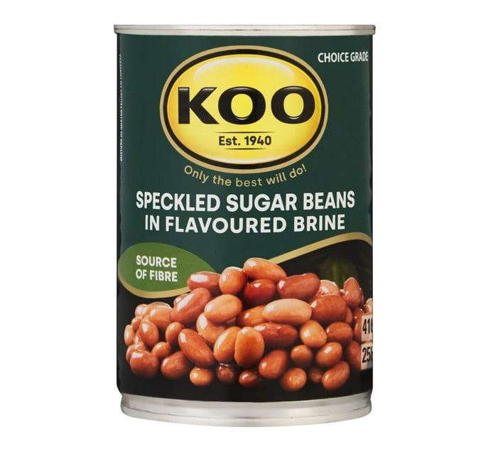 KOO Baked  Speckled Sugar Beans 410g