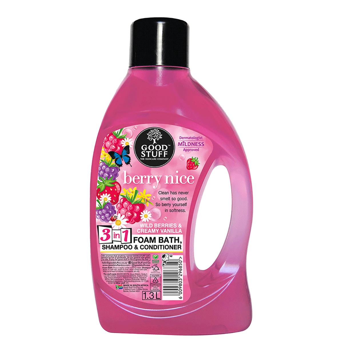 GOODSTUFF Foam Bath 1.3lt - Berry Nice x 6