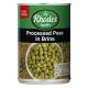 RHODES Processed Peas 410g x 12