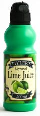 TIYLERS Natural Lime Juice 200ml